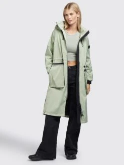 Khujo Manteaux De Mi-saison Manteau Mi-saison Paxi Femme Pomme -Khujo a19ed57a33b0da3863d6f3765ac17e75