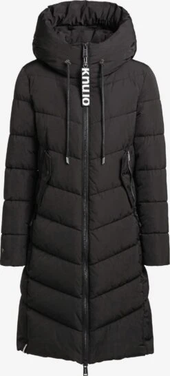 Khujo Manteaux Dhiver Manteau D’hiver Klayd Femme Noir