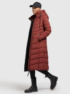 Khujo Manteaux Dhiver Manteau D’hiver Ingram Femme Rouge Rouille -Khujo a3c13c03c2b0926d50fff070382b112e
