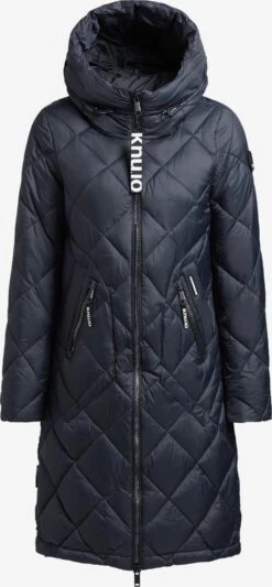 Khujo Manteaux De Mi-saison Manteau Mi-saison Zarita Femme Bleu Foncé