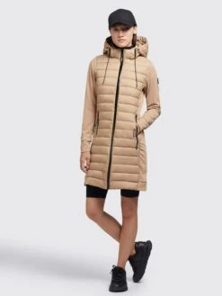Khujo Manteaux Dhiver Manteau D’hiver RUTH MATT Femme Beige -Khujo a591c186df15bb1dd69d08c2f89a02f9