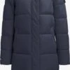 Khujo Manteaux Dhiver Manteau D’hiver TIONE Femme Bleu Marine