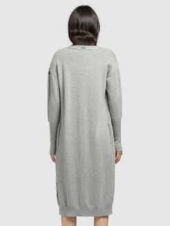 Khujo Gilets Cardigan Elina Femme Gris -Khujo a799ecfce104cdc8f00a3ce4b7983963