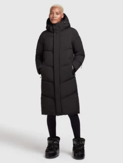Khujo Manteaux Dhiver Manteau D’hiver Torino2 Femme Noir -Khujo a800a92d8cd7c778a63d8931e2312cd3