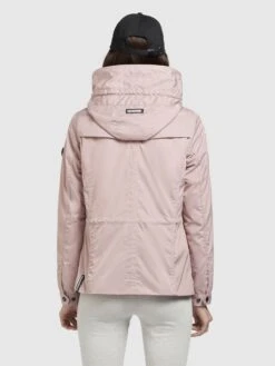 Khujo Vestes De Mi-saison Veste Mi-saison Debby Femme Rose -Khujo a80e371dda2f6641ceb6096297f35c23