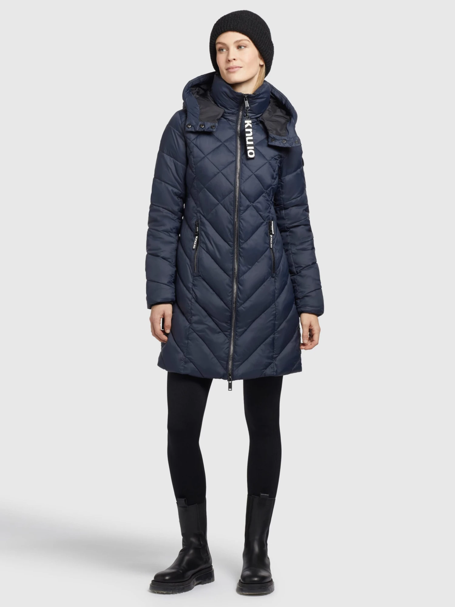 Khujo Manteaux De Mi-saison Manteau Mi-saison Aneth Femme Bleu Marine 8 Khujo Manteaux De Mi-saison Manteau Mi-saison Aneth Femme Bleu Marine - Image 6