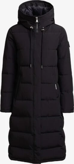Khujo Manteaux Dhiver Manteau D’hiver Rugg Femme Noir