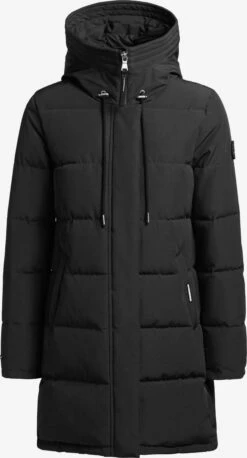 Khujo 29 Khujo Manteaux Courts Manteau D’hiver Mats Femme Noir