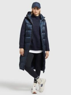 Khujo Vestes Sans Manches Gilet Tourin Femme Bleu Marine -Khujo a94202fff05cd4597307117b3c2f5d30