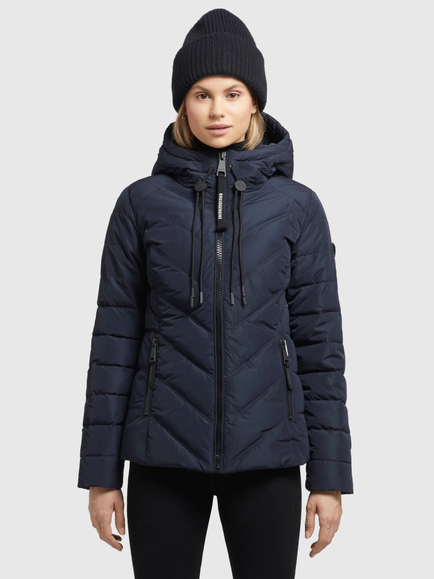 Khujo Vestes De Mi-saison Veste Mi-saison Stern Femme Bleu Foncé 4 Khujo Vestes De Mi-saison Veste Mi-saison Stern Femme Bleu Foncé - Image 2