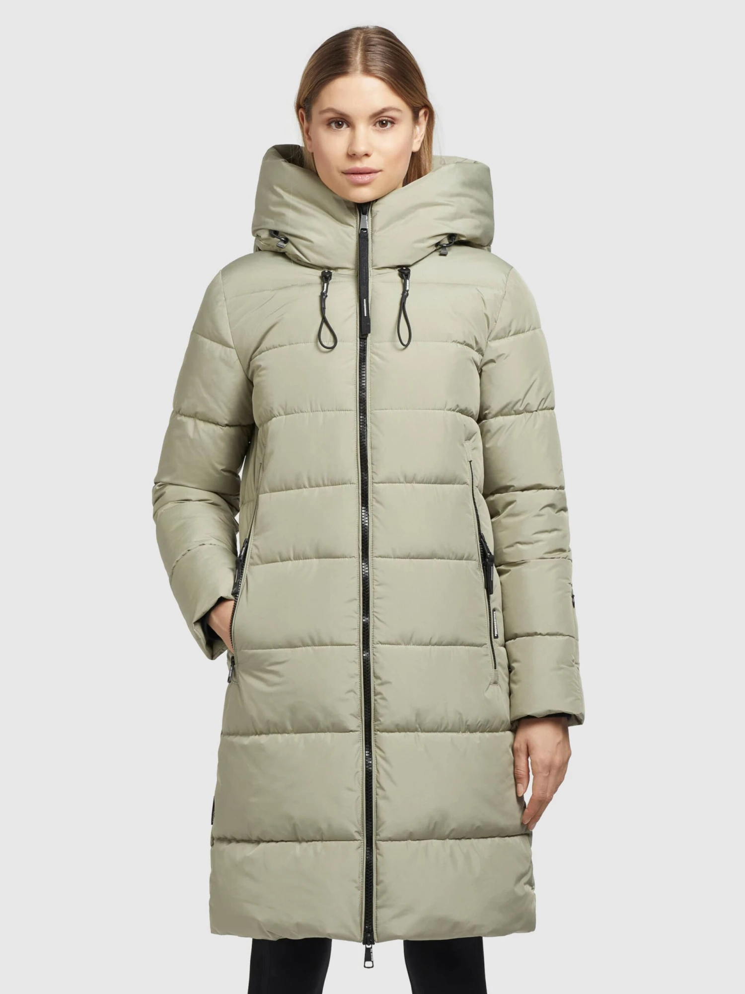 Khujo Manteaux Dhiver Manteau D’hiver Jilias 3 Femme Olive 5 Khujo Manteaux Dhiver Manteau D’hiver Jilias 3 Femme Olive - Image 3