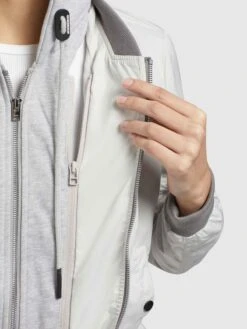 Khujo Vestes De Mi-saison Veste Mi-saison Persee Femme Blanc -Khujo aa43a75db80b8c28b286a0a6fc93fc64