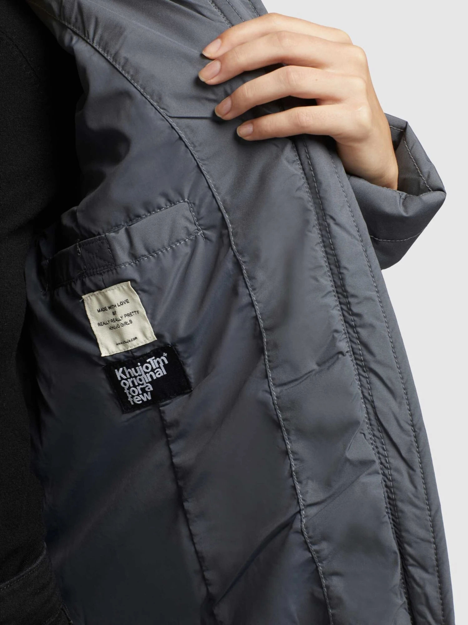 Khujo Vestes Dhiver Veste D’hiver Tweety Femme Gris 10 Khujo Vestes Dhiver Veste D’hiver Tweety Femme Gris - Image 8