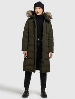 Khujo Manteaux Dhiver Manteau D’hiver LOLL Femme Kaki 12 Khujo Manteaux Dhiver Manteau D’hiver LOLL Femme Kaki -Khujo ab031ad11a79c747d1c1e587d891612b