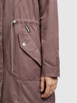 Khujo Parkas Parka Mi-saison ONDA2 Femme Marron -Khujo abbadd2f78325569e1de0f3f241e2c55