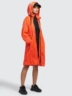 Khujo Manteaux De Mi-saison Manteau Mi-saison Marthe Femme Orange -Khujo abfbbde91da3dc7e2e28f152ab3fe6b3