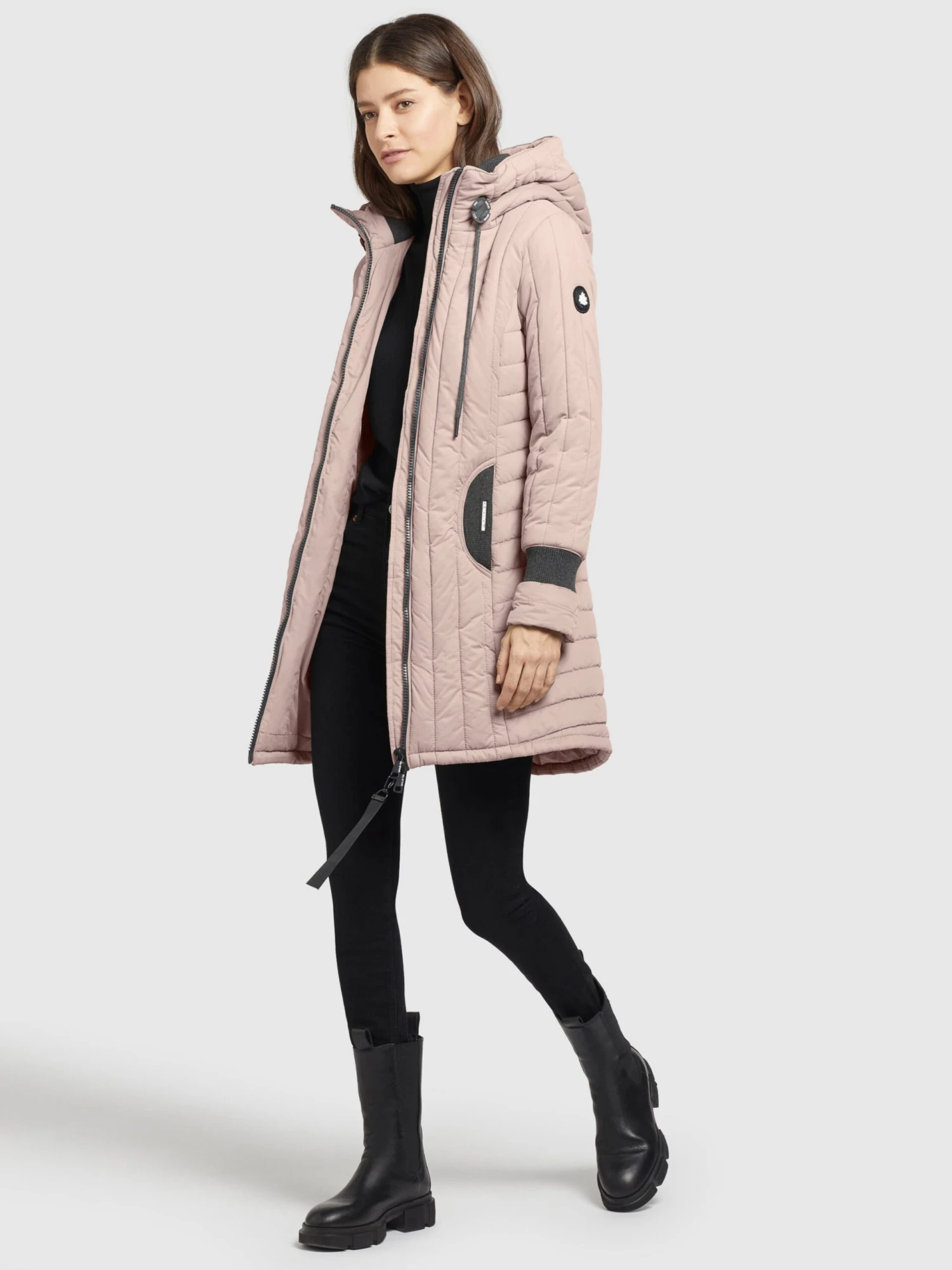 Khujo Manteaux De Mi-saison Manteau Mi-saison Jerry Femme Rose Ancienne 8 Khujo Manteaux De Mi-saison Manteau Mi-saison Jerry Femme Rose Ancienne - Image 6