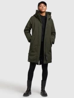 Khujo Manteaux Dhiver Manteau D’hiver Charlyn 3 Femme Kaki 12 Khujo Manteaux Dhiver Manteau D’hiver Charlyn 3 Femme Kaki -Khujo acfbcec0fa87441604932f30d3584966