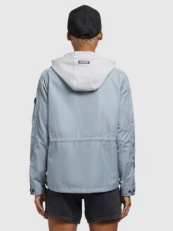 Khujo Vestes De Mi-saison Veste Mi-saison FLAMES Femme Bleu Clair -Khujo ad127c1298b439d03f4fee518eb51c90