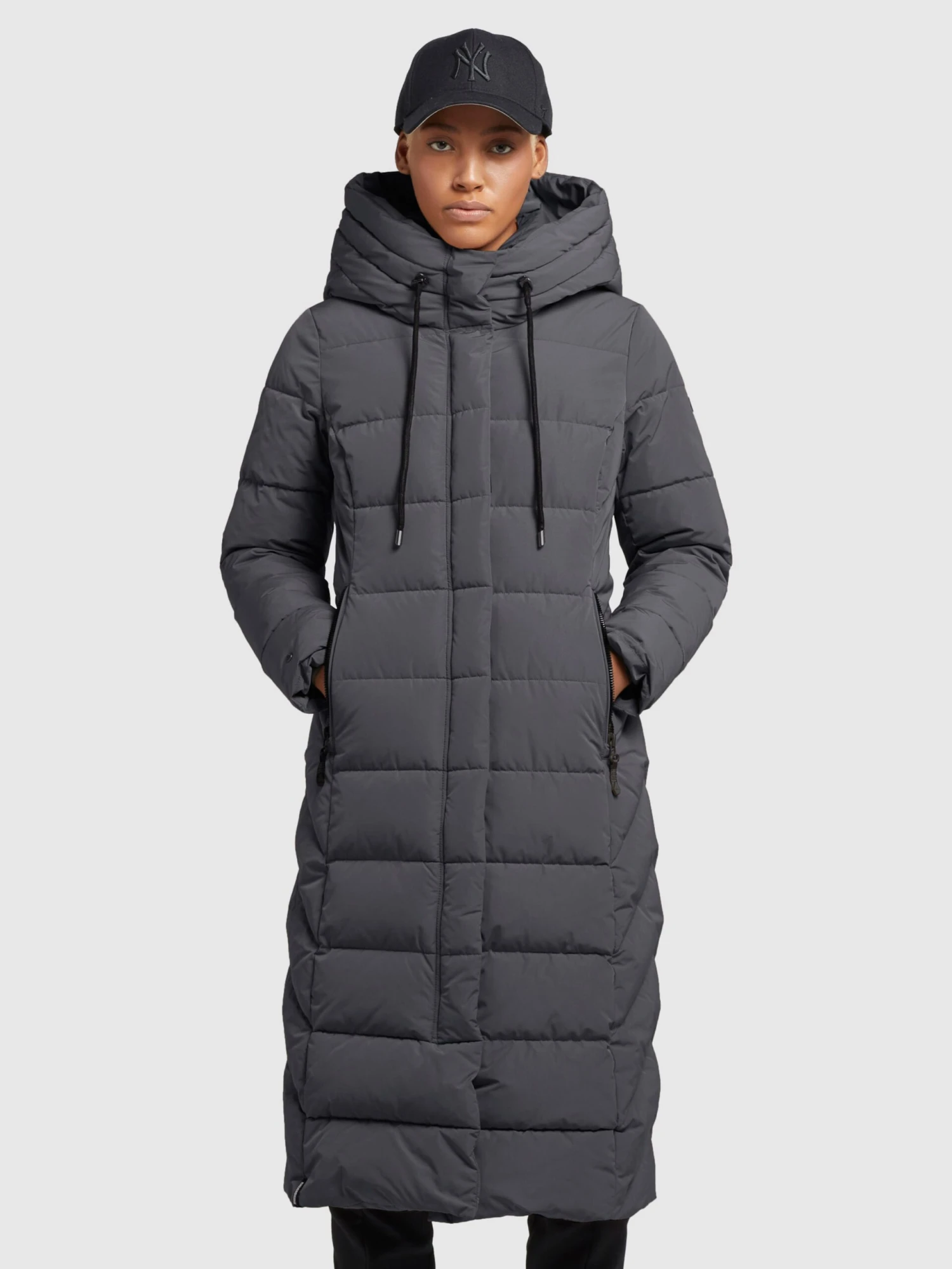 Khujo Manteaux Dhiver Manteau D’hiver Gamber Femme Anthracite 4 Khujo Manteaux Dhiver Manteau D’hiver Gamber Femme Anthracite - Image 2