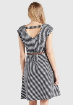 Khujo Robes En Jersey Robe Leifa Femme Bleu -Khujo ae212d00863bed5e55e6786fb542039d