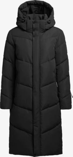 Khujo Manteaux Dhiver Manteau D’hiver TORINO3 Femme Noir