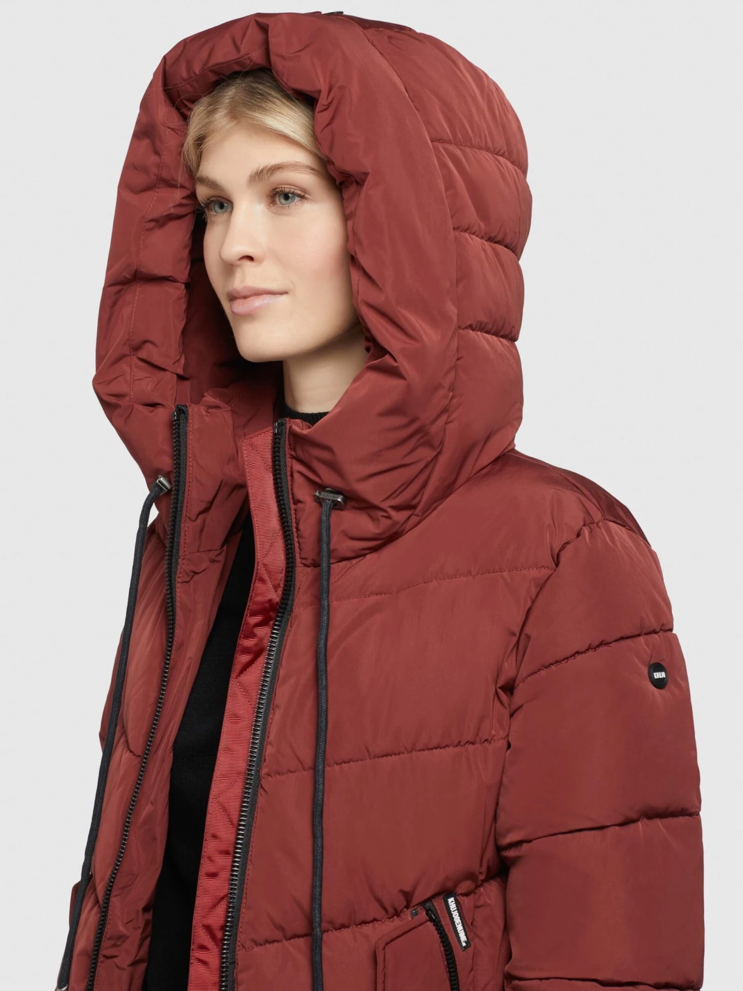 Khujo Manteaux De Mi-saison Manteau Mi-saison Klayd Femme Rouge Foncé 9 Khujo Manteaux De Mi-saison Manteau Mi-saison Klayd Femme Rouge Foncé - Image 7