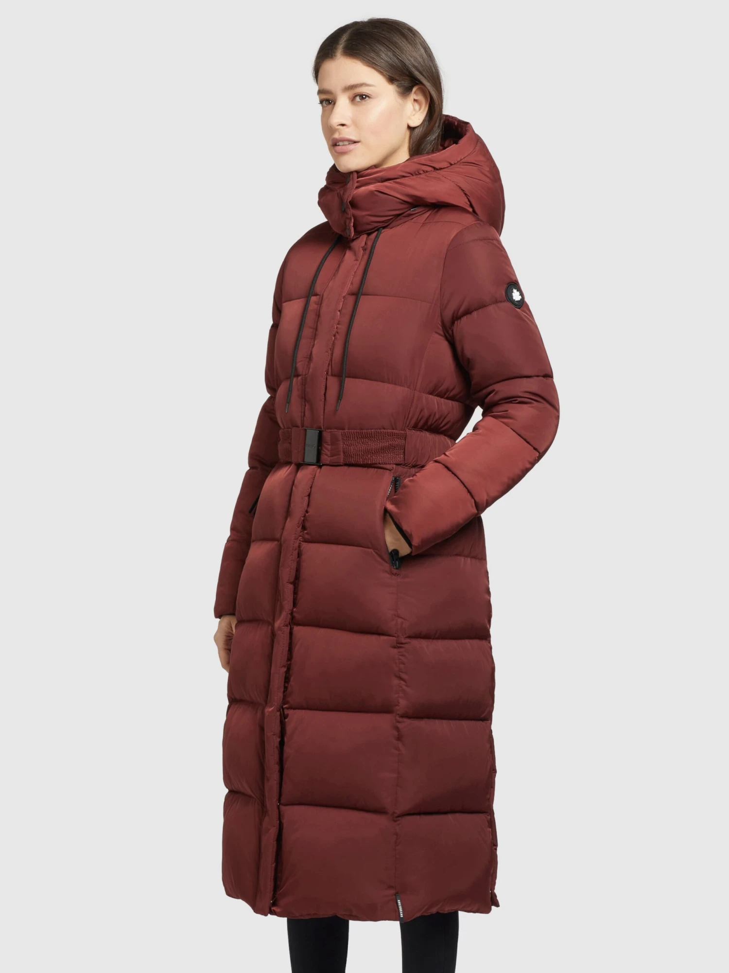 Khujo Manteaux Dhiver Manteau D’hiver HAZELLE Femme Rouge Rouille 7 Khujo Manteaux Dhiver Manteau D’hiver HAZELLE Femme Rouge Rouille - Image 5