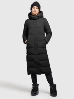 Khujo Manteaux Dhiver Manteau D’hiver EMORIA MATT Femme Noir -Khujo afcce9b8ef39024f77d3118ac97131a5
