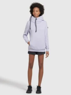 Khujo Sweats à Capuche Sweat-shirt Karima Femme Violet Clair -Khujo b1f529ed156f35a29efa1c0bac7b51f4