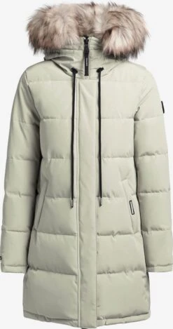 Khujo Manteaux Dhiver Manteau D’hiver Cloren Femme Menthe