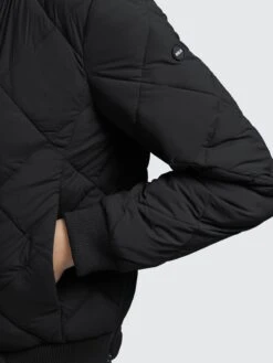 Khujo Vestes De Mi-saison Veste Mi-saison Leona Femme Noir -Khujo b3b1aa3f958b40475df25ba1c909274b