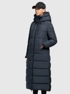 Khujo Manteaux Dhiver Manteau D’hiver Deria Femme Bleu Foncé -Khujo b3cbddc8d37398658a8b5d3b9714e179