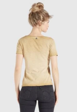 Khujo T-shirts T-shirt PERGOLA Femme Jaune Clair 14 Khujo T-shirts T-shirt PERGOLA Femme Jaune Clair -Khujo b44ab1d3cf2e16469f46ab984c221055