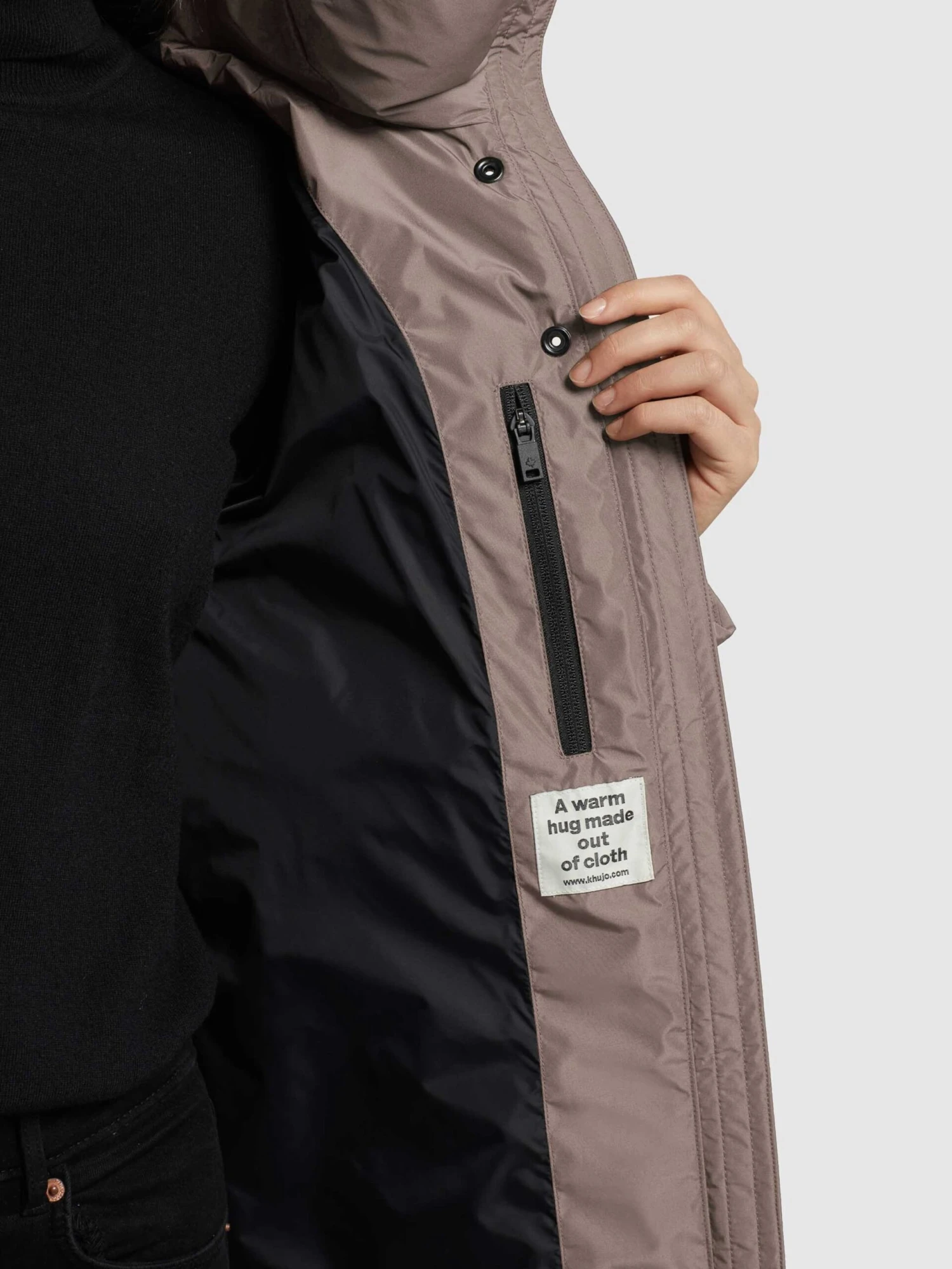 Khujo Vestes Dhiver Veste D’hiver Jordis 4 Femme Taupe 10 Khujo Vestes Dhiver Veste D’hiver Jordis 4 Femme Taupe - Image 8