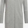 Khujo Gilets Cardigan Elina Femme Gris -Khujo b64570ca3a0de77259fe28bd319efab7