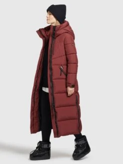 Khujo Manteaux Dhiver Manteau D’hiver Shimanta 2 Femme Rouge Rouille -Khujo b690bf6584b2c76191717d7196d4bc11