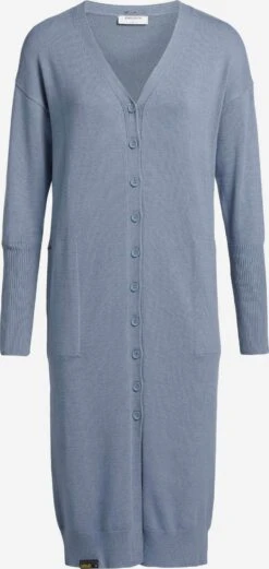 Khujo Gilets Cardigan Elina Femme Bleu