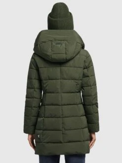 Khujo Manteaux Courts Manteau D’hiver Floyt Femme Olive -Khujo b722d50bd1615e547b33330359de0848