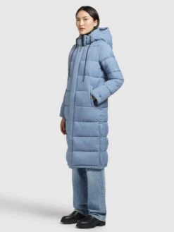 Khujo Manteaux Dhiver Manteau D’hiver Julina Femme Bleu Clair -Khujo b87132c8438006167888792e50275165