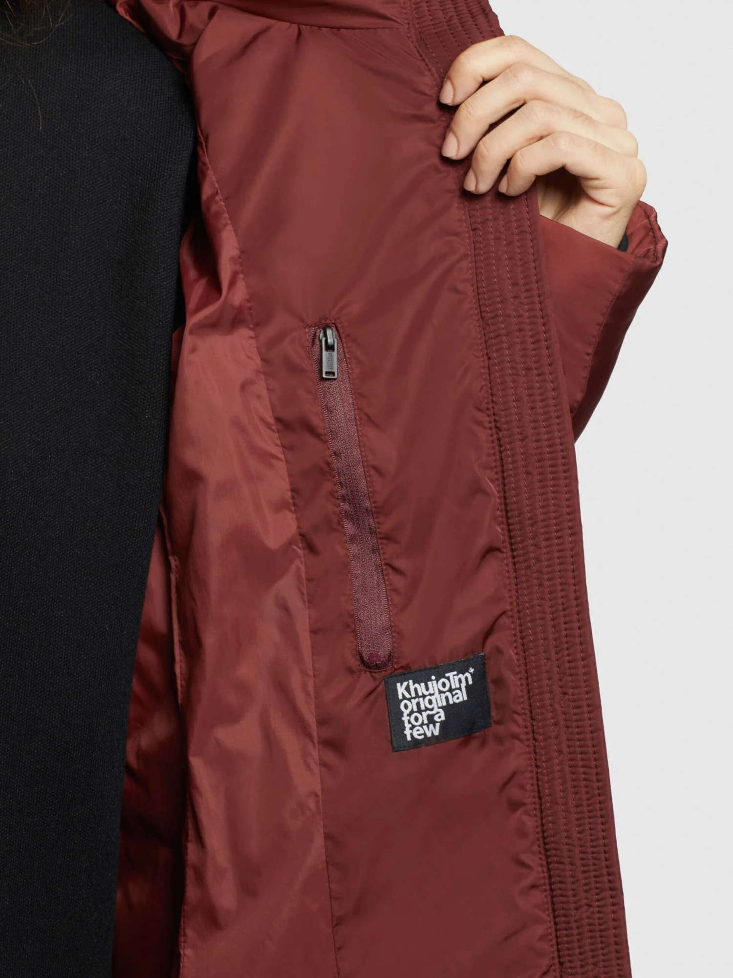 Khujo Manteaux Dhiver Manteau D’hiver HAZELLE Femme Rouge Rouille 10 Khujo Manteaux Dhiver Manteau D’hiver HAZELLE Femme Rouge Rouille - Image 8