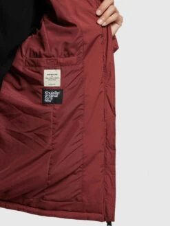 Khujo Vestes Dhiver Veste D’hiver Patt Femme Rouge Rouille -Khujo ba4f808bcf1d631dd3de3b4247bd29d4