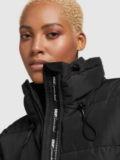 Khujo Vestes Dhiver Veste D’hiver Tuba Femme Noir -Khujo be2fc402d5fc222c0b0be2d01f5b8a7e