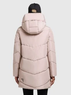 Khujo Vestes Dhiver Veste D’hiver Jordis Femme Rose Clair -Khujo be335b1e55401bf65785ab47f7177379