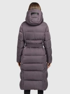 Khujo Manteaux Dhiver Manteau D’hiver HAZELLE Femme Mauve -Khujo bfe918c251155c4e51c99c425b6fa862