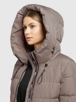 Khujo Manteaux Dhiver Manteau D’hiver Jilias 3 Femme Marron -Khujo c02790f0b1aa502478206d4622c60c88