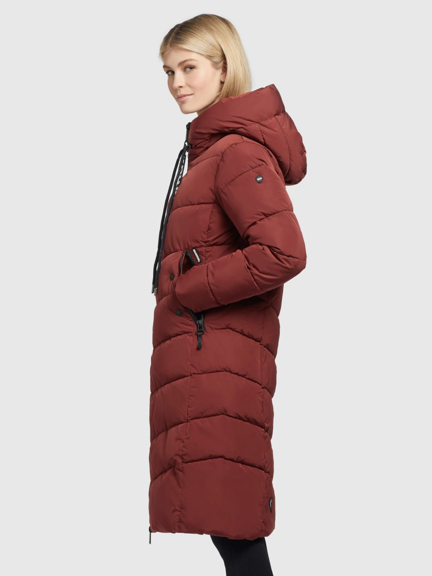 Khujo Manteaux De Mi-saison Manteau Mi-saison Klayd Femme Rouge Foncé 7 Khujo Manteaux De Mi-saison Manteau Mi-saison Klayd Femme Rouge Foncé - Image 5