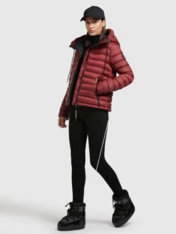 Khujo Vestes Dhiver Veste D’hiver Lona Shine Femme Rouge Rouille -Khujo c19764cca2fa525edfd0348865e3615d