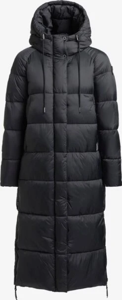 Khujo Manteaux Dhiver Manteau D’hiver LAMERA Femme Noir