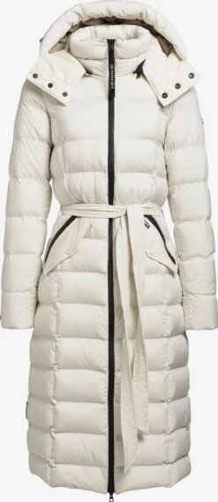 Khujo Manteaux Dhiver Manteau D’hiver OLALLA MATT Femme Blanc Cassé
